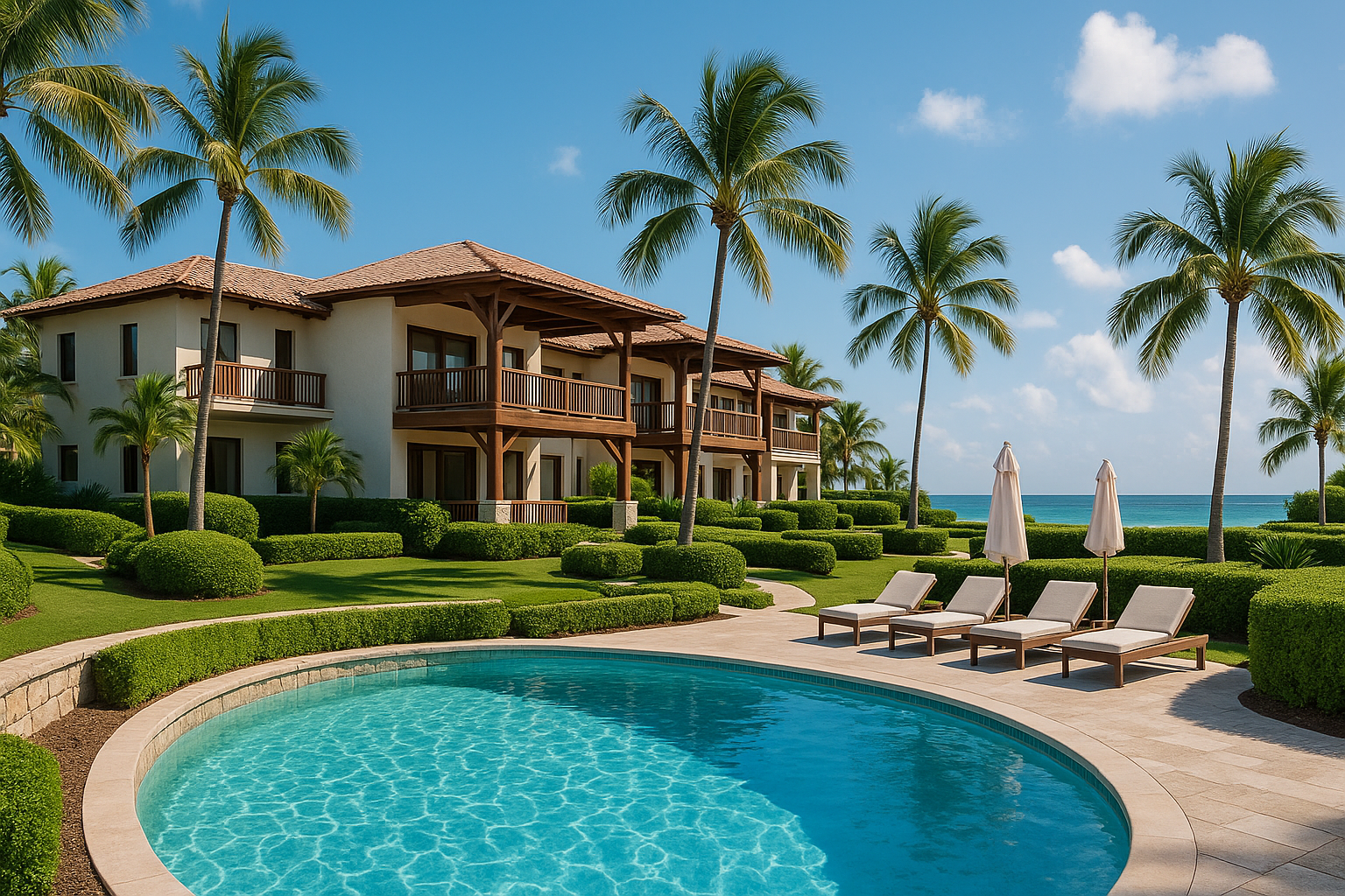 Luxusvilla mit Meerblick